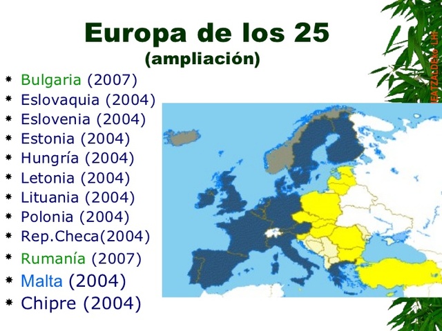 L'Europa dels 25.