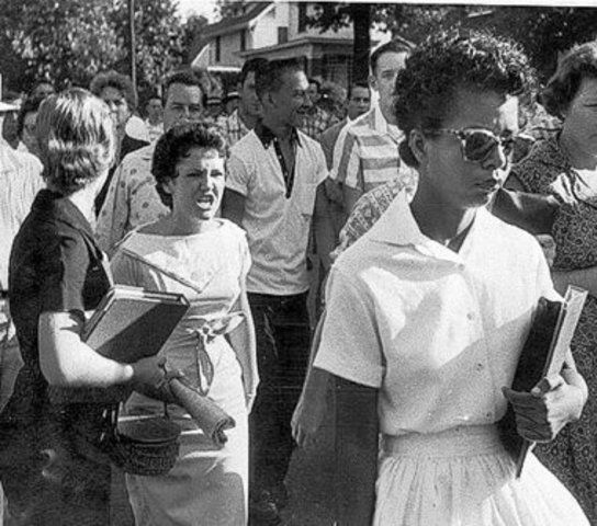 Little Rock nine and central high school