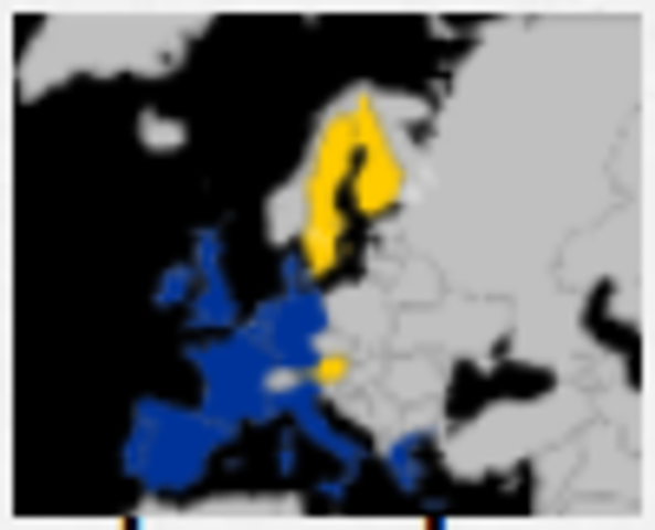 Ingrés d'Àustria, Finlàndia i Suècia a la UE.