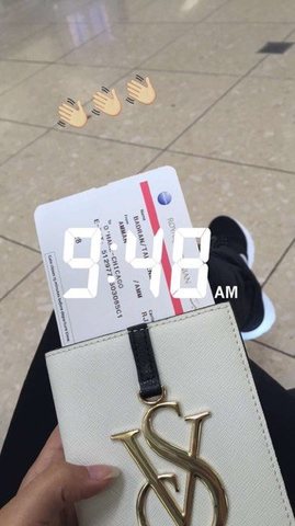 The day of my flight to America