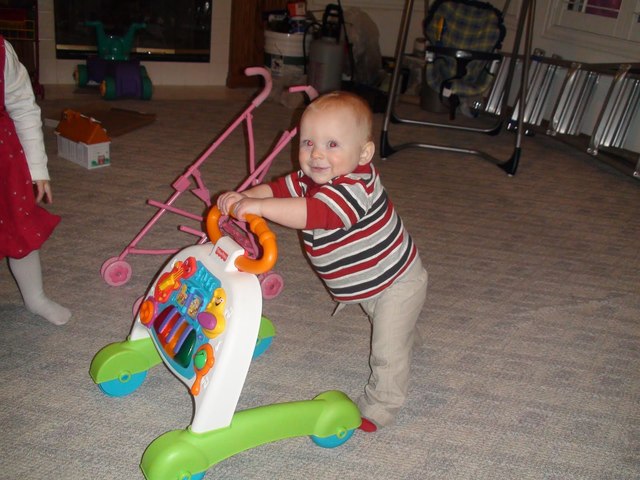 my first time walking