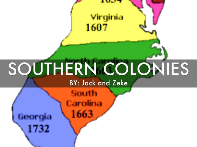 Southern Colonies