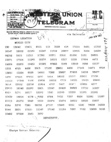 The Zimmerman Telegram