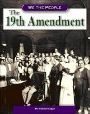 Ratification of the 19th Amendment