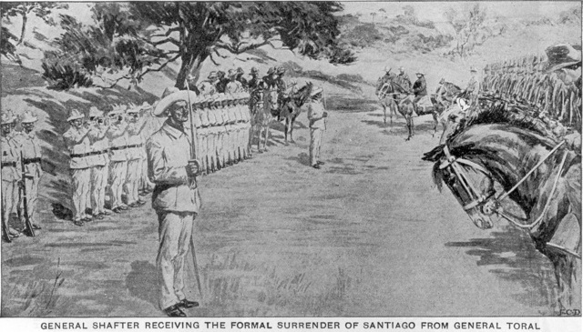 The Spanish surrender at Santiago
