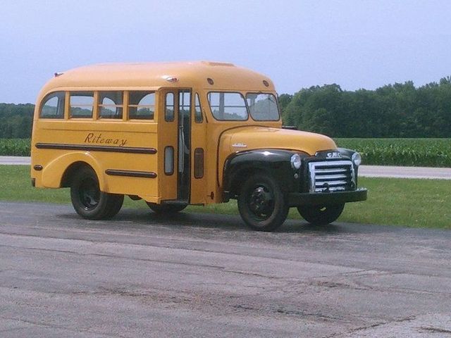 The yellow school bus. yay!