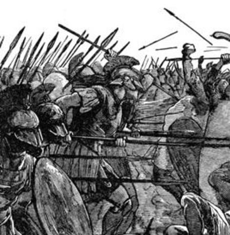 The battle of Therompylae