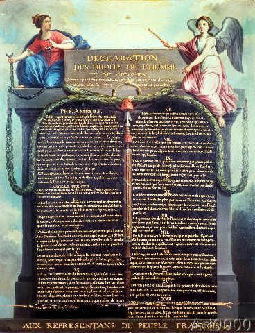 The Declaration of the Rights of Man