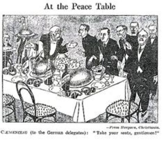 Treaty of Versailles signed