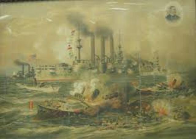 Spanish fleet Santiago Bay