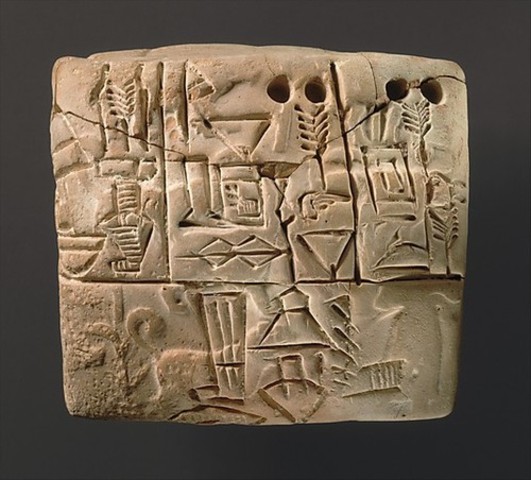 Use of clay tablets for writing - Mesopotamia