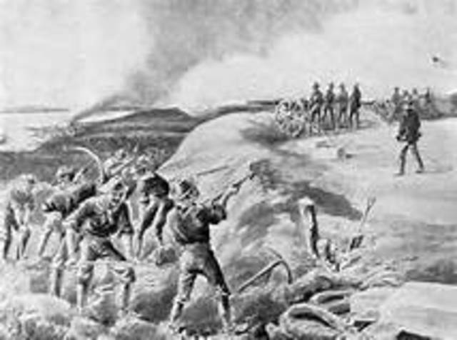 The start of the Siege of Santiago