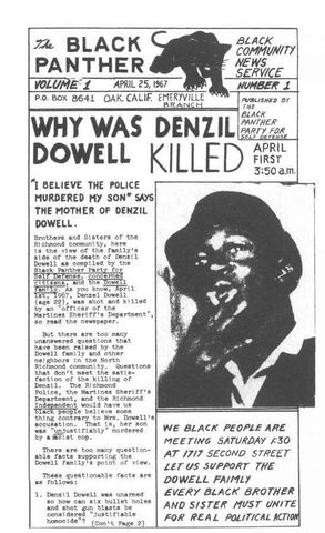 The Death of Dezil Dowell