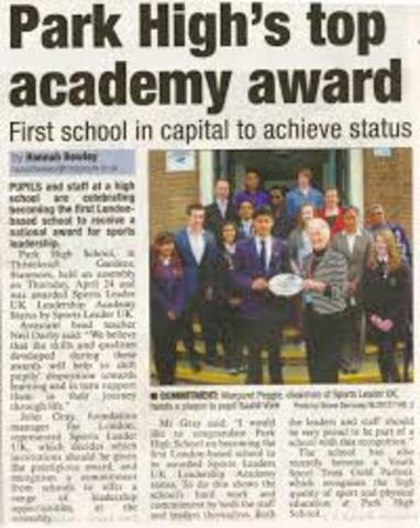 Park High School converts to acadamy status