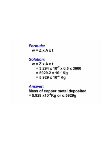 laws of electrolysis
