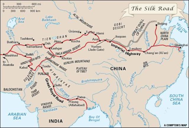 The Silk road is built