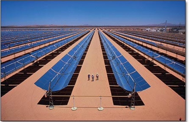 First Large Scale Solar-Thermal Power Plant Begins Operating