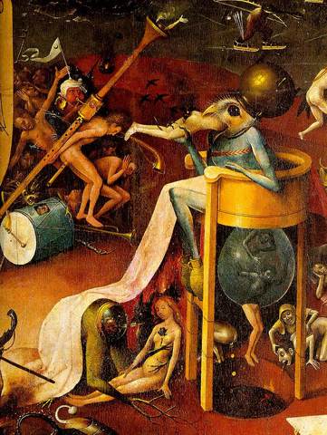 Hieronymus Bosch "Linnupeaga monstrum" (Madalmaad)