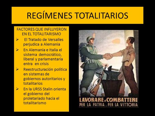 Réxime totalitario e Decreto.