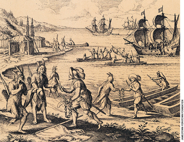 100 Men Landed on the Banks of Virginia