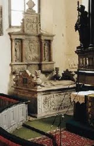 Pontus De la Gardie hauamonument.