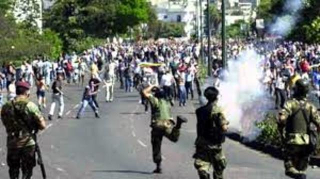Represión Al Pueblo Salvadoreño Por Parte De La Guardia Nacional