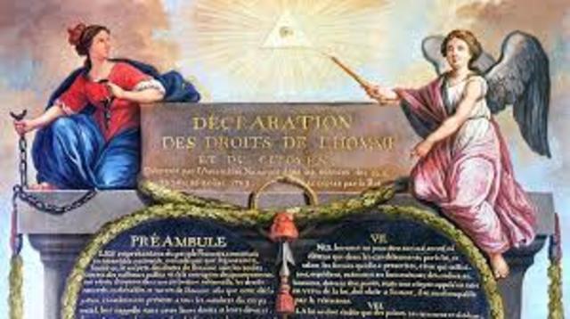 Declaration of thr rights of man