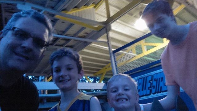 The Blue Streak at Conneaut Lake Park opens.