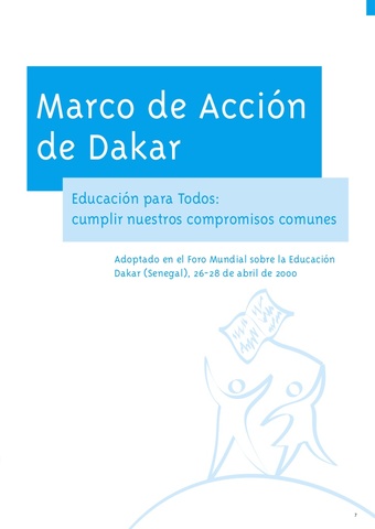 Foro Mundial sobre Educación en Dakar