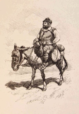 Don Quijote conoce a Sancho Panza