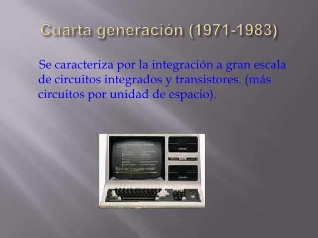 Cuarta Generación