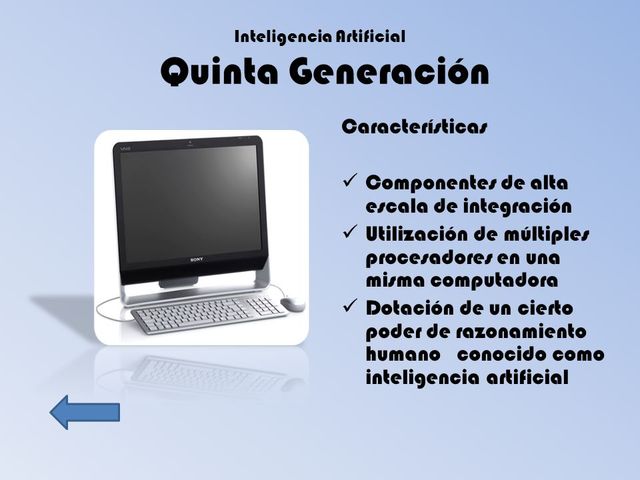 Quinta Generación de las computadoras