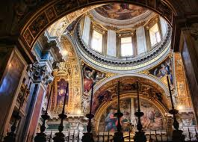 capilla sforza en la basilica de santa maria la mayor