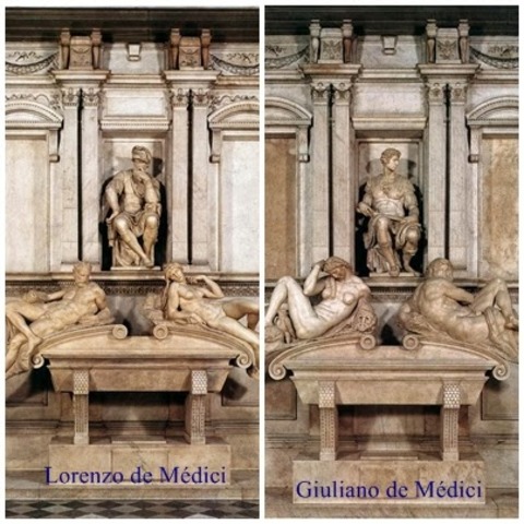 Sepulcro de Giuliano y Lorenzo de Médicis