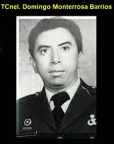 Muere el coronel Domingo Monterrosa
