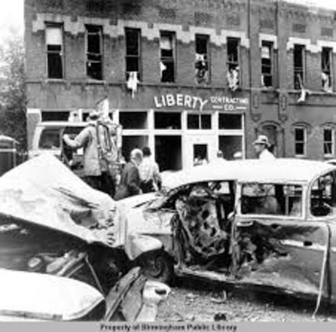 KKK attacks around the South