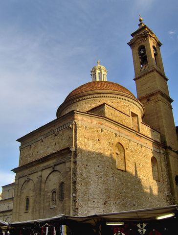 La nueva Capilla de los Médici y la Sacristía Nueva de la basílica de San Lorenzo de Florencia
