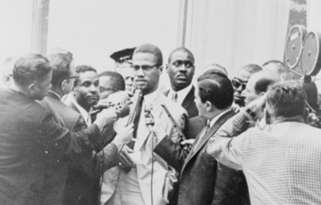 Malcolm X breaks his ties