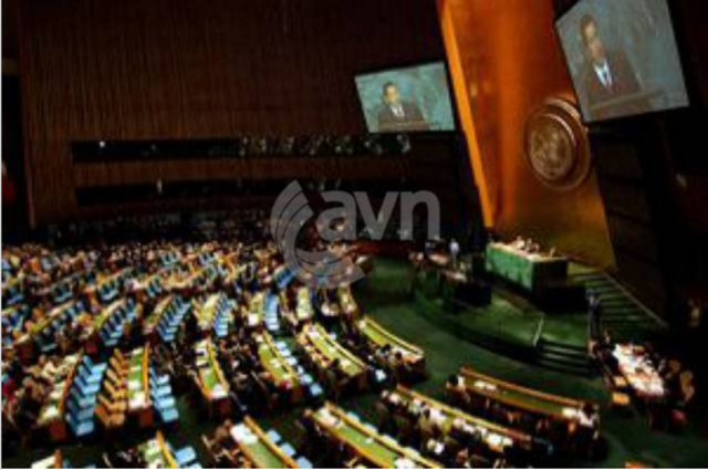 Secretario General de Naciones Unidas, quien logró sentar a las partes en Nueva York