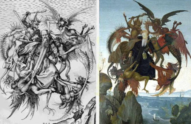 La Tentación de San Antonio de Miguel Ángel