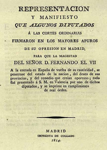Manifiesto de los Persas.