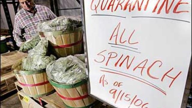 2006 North American E. Coli outbreak