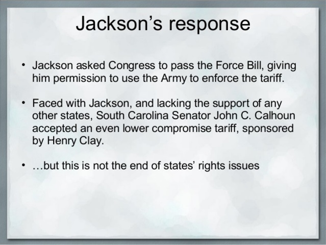 congress passes the force bill