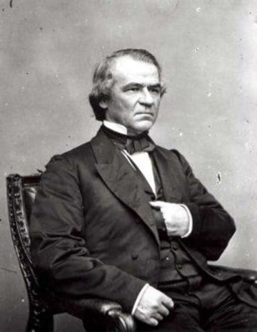 Andrew Johnson elected vice-president of the United States.