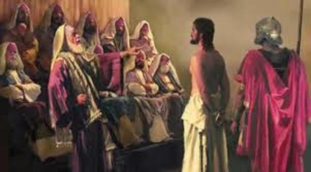 The arrest and Trial of Jesus