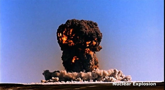 Test of the first nuclear bomb in China