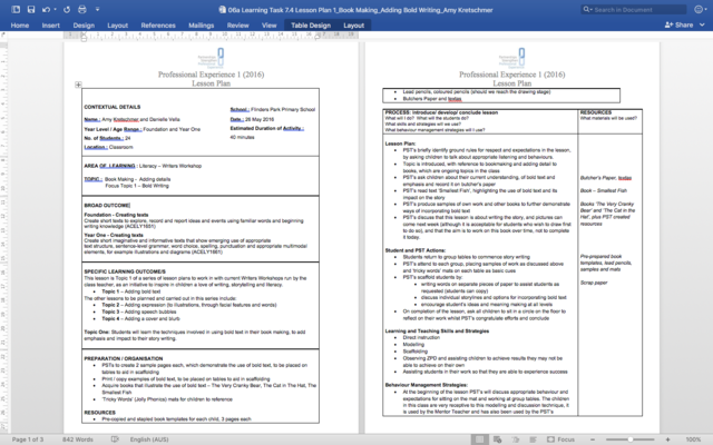 Book Making Lesson Plan