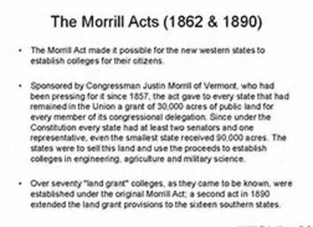 Morill Act of 1862