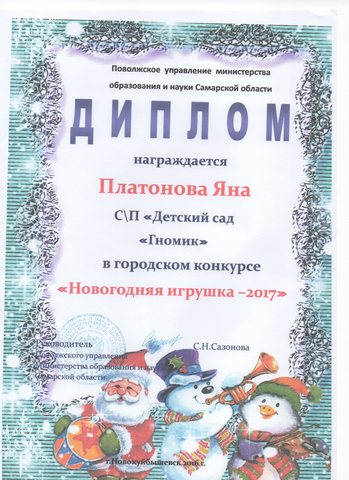 Новогодняя игрушка - 2017