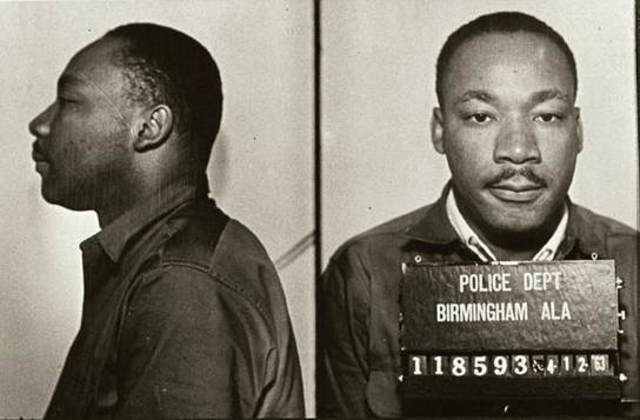 Martin Luther King's first arrest